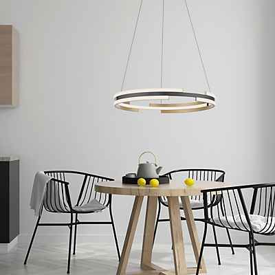 PAUL NEUHAUS Q-Beluga Pendelleuchte LED, Messing matt