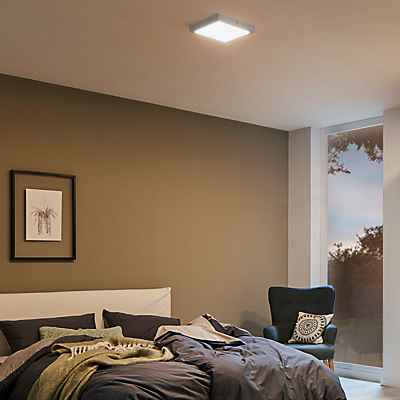 Paulmann Atria Deckenleuchte LED eckig, weiß matt, 30 x 30 cm