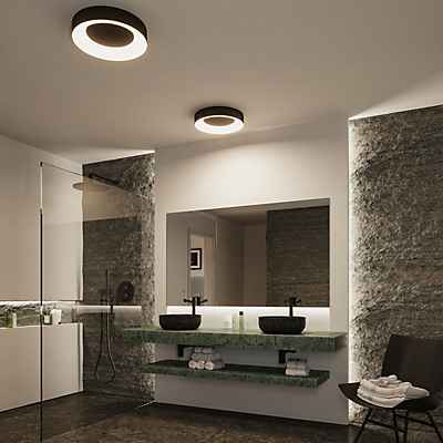 Paulmann Casca Deckenleuchte LED, schwarz - 40 cm