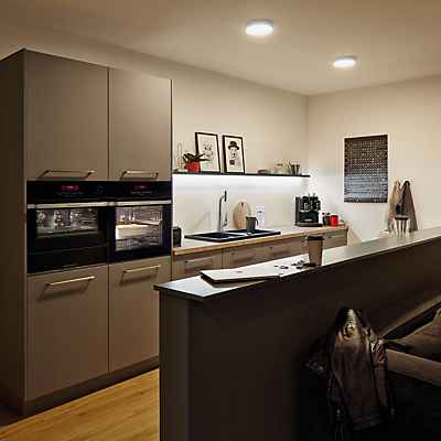Paulmann Lunar Deckenleuchte LED rund, Chrom matt - ø40 cm