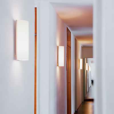 serien.lighting Club LED-Wandleuchte, alu/weiß günstig online kaufen