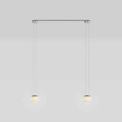 Serien Lighting Reef Pendelleuchte 2-flammig LED, Aluminium gebürstet günstig online kaufen