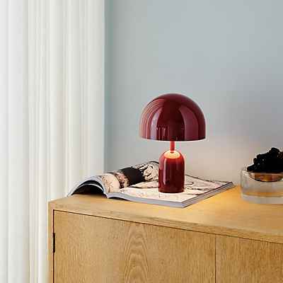 Tom Dixon Bell Akkuleuchte LED, burgunder