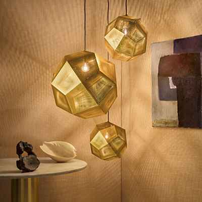 Tom Dixon Etch Pendelleuchte, messing - ø32 cm , Auslaufartikel günstig online kaufen