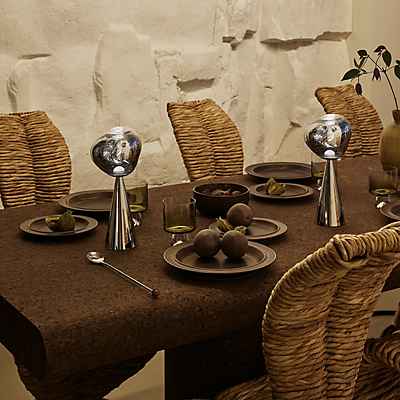Tom Dixon Silber - Schnurlosleuchte Melt - Polykarbonat - Designer - Bild 5