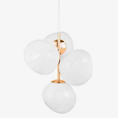 Tom Dixon Melt Mini Pendelleuchte LED 4-flammig, opal/gold günstig online kaufen