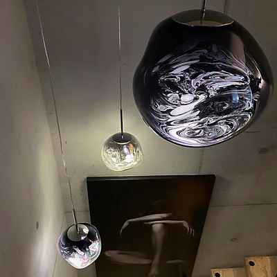 Tom Dixon Grau Melt Led Pendant Smoke - Bild 4