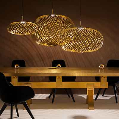 Tom Dixon Spring Pendelleuchte LED, Messing - medium günstig online kaufen