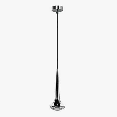 Top Light Look at Me Pendelleuchte LED, chrom - Linse klar