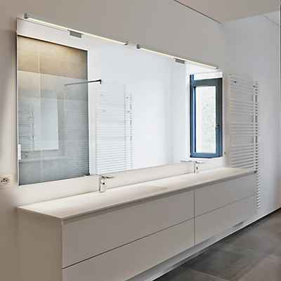 Top Light Only Choice Mirror Wandleuchte LED, nickel matt - 35 cm
