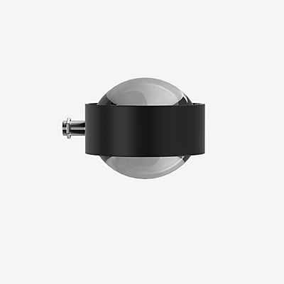 Top Light Puk Mini Mirror Spiegelleuchte LED, schwarz matt - Linse klar/Linse klar