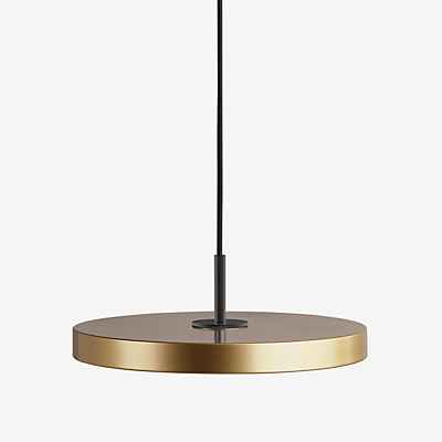 Umage Asteria Mini Pendelleuchte LED, messing - Cover schwarz - Ra 93