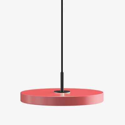 Umage Asteria Mini Pendelleuchte LED, rosa - Cover schwarz - Ra 83 günstig online kaufen