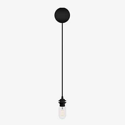 Umage Cannonball Pendelleuchte 1-flammig, schwarz mit Tubuslampe günstig online kaufen