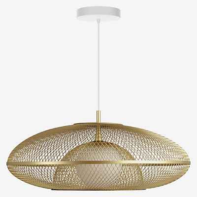 Umage Faraday Pendelleuchte, Baldachin rund - Baldachin weiß/Kabel weiß - ø60,4 cm