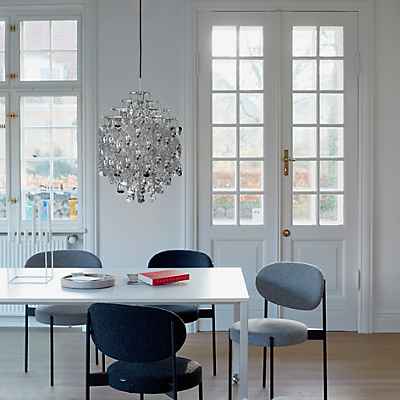 Verpan Spiral SP01 Pendelleuchte, silber