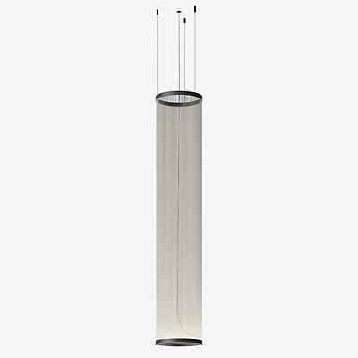 Vibia Array Pendelleuchte LED zylindrisch, beige - 193 cm - Casambi günstig online kaufen