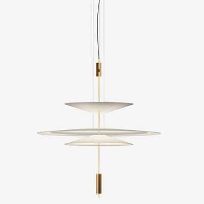 Vibia Flamingo 1530 Pendelleuchte LED, gold - 1-10 V/Push günstig online kaufen