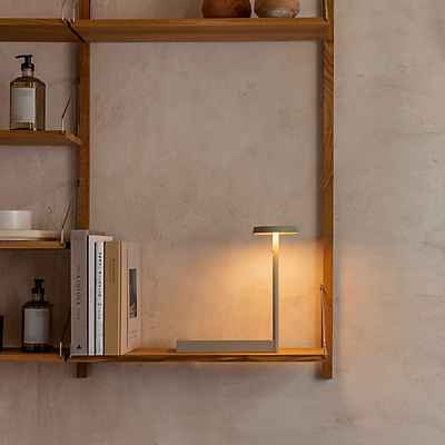 Vibia Flat 5970 Tischleuchte LED, terrakotta