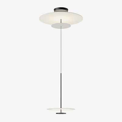 Vibia Flat Pendelleuchte LED 3-flammig, creme - ø90 cm - Casambi günstig online kaufen