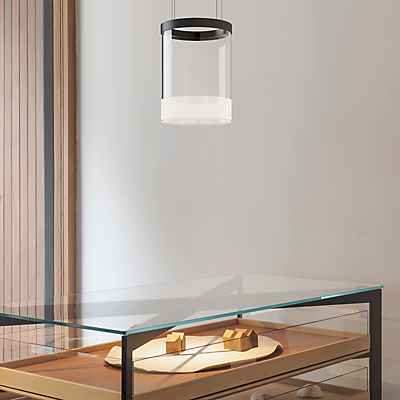 Vibia Guise Pendelleuchte LED rund, graphit - Sensor - 15 cm günstig online kaufen