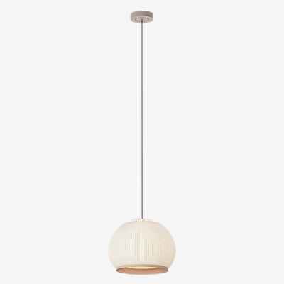 Vibia Knit Pendelleuchte LED, beige - 45 x 35 cm - casambi günstig online kaufen