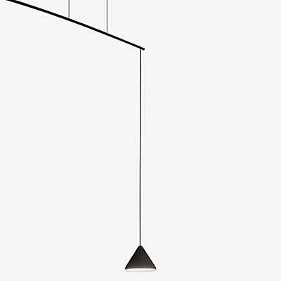 Vibia North Pendelleuchte LED dezentral, schwarz - ø16 cm - Casambi