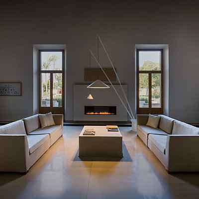 Vibia North Stehleuchte LED 2-flammig, blau - ø16,5 cm/ø60 cm