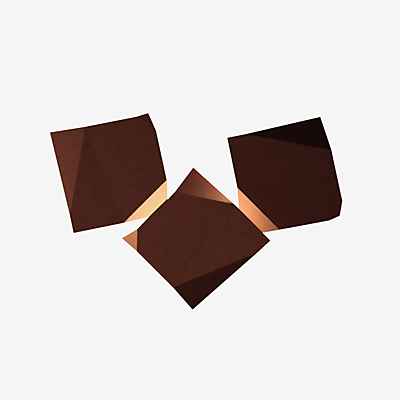 Vibia Origami Wandleuchte LED 3-flammig, terra