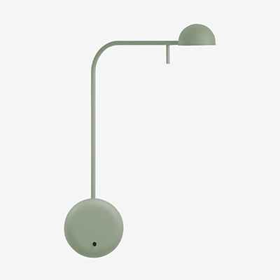 Vibia Pin Wandleuchte LED, grün - 25 cm günstig online kaufen