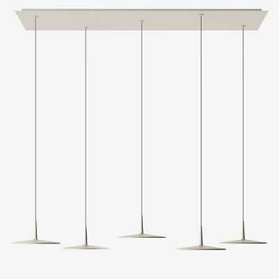 Vibia Skan Pendelleuchte LED 5-flammig, beige - Dali günstig online kaufen