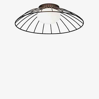 Wever & Ducré Clock Deckenleuchte LED, schwarz - ø40 cm