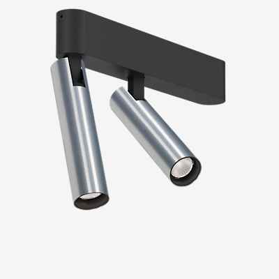 Wever & Ducré Match Surface 2.0 Strahler LED, schwarz/aluminium - 2.700 K