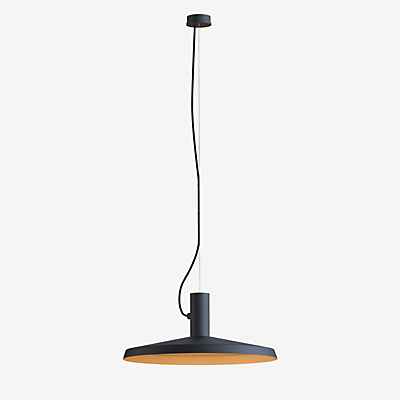 Wever & Ducré Roomor 1.4 Pendelleuchte PAR16, schwarz/gold - 2,5 m