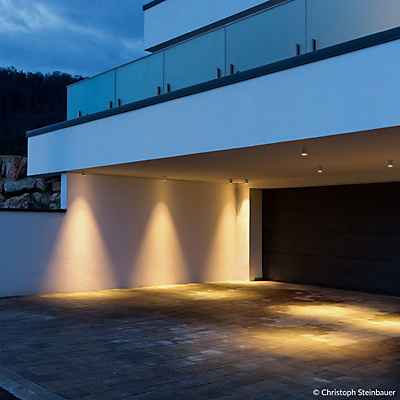 Wever & Ducré Tube 1.0 Deckenleuchte LED Outdoor, schwarz - 3.000 K