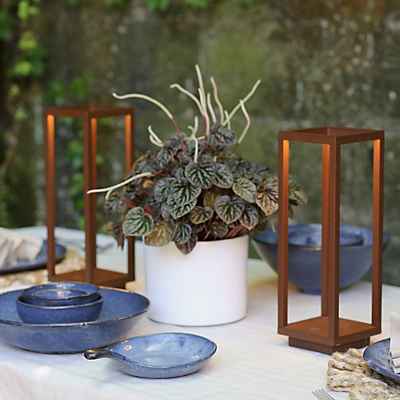 Zafferano Home Solarleuchte LED, braun , Auslaufartikel