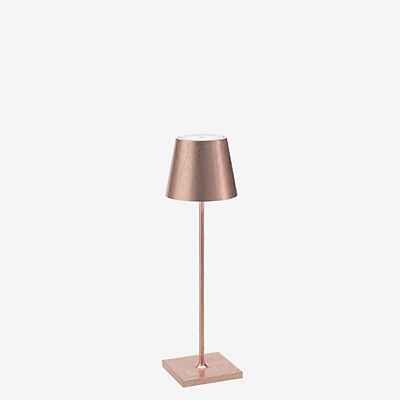 Zafferano Poldina Akkuleuchte LED, blattkupfer - 38 cm LD1340RFR