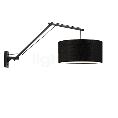 Good & Mojo Andes Wandlamp met arm zwart, ø47 cm, D.70 cm Productafbeelding