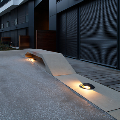 Recessed Ground Light GU10 LED Ground Recessed Floor Light 230V Outdoor Concrete