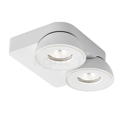 Delta Light Tweeter Plafondlamp LED 2-lichts wit Productafbeelding