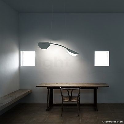 Flos Almendra Arch S2 Hanglamp LED 2-lichts Applicatiefoto