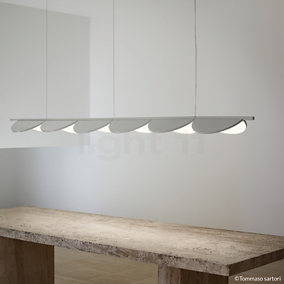 Flos Almendra Linear S6 Hanglamp LED 6-lichts Applicatiefoto