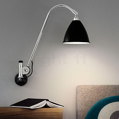 Bestlite BL6, lámpara de pared cromo Imagen de aplicación