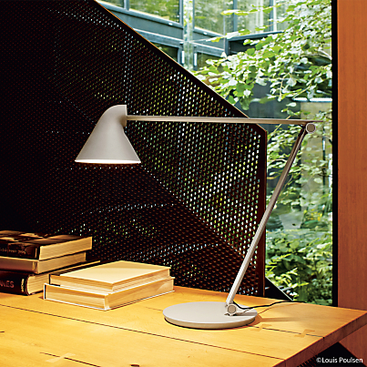 Louis Poulsen NJP Lampe de table Exemple d'utilisation en photo