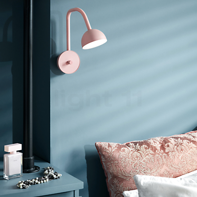 Northern Blush, lámpara de pared LED Imagen de aplicación