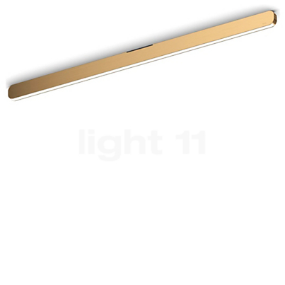 Occhio Mito Alto 100 Up Narrow Plafondlamp LED brons - Cover zwart mat Productafbeelding