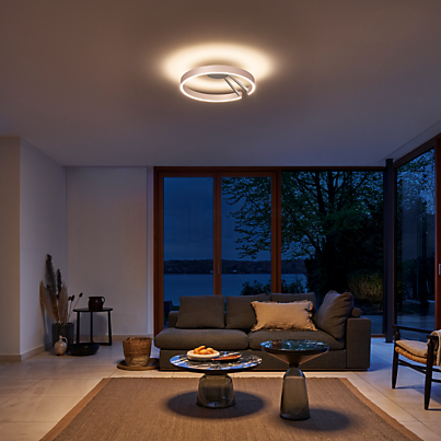Occhio Mito Aura 60 Lusso Wide Lampada da soffitto/parete LED Immagine di applicazione
