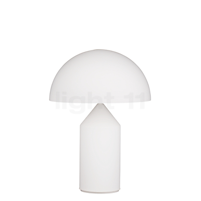 Oluce Atollo Lampe de table verre opale avec variateur, ø38 cm Image du produit
