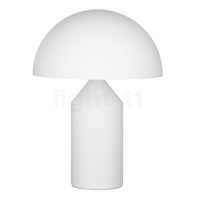 Oluce Atollo Lampe de table verre opale avec variateur, ø50 cm Image du produit