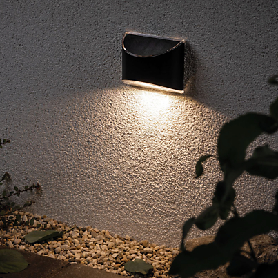 Paulmann Elliot Applique LED avec solaire Exemple d'utilisation en photo